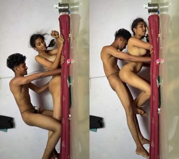 Amateur horny college lover couple leaked sex video hard fuck mms