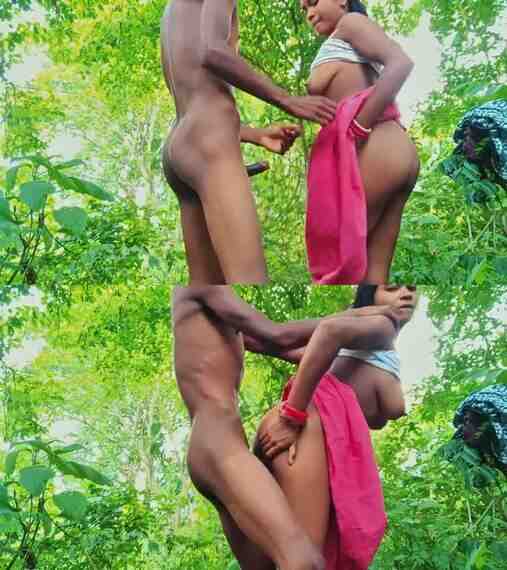 Amateur village horny aunt porn nephew stand fucked outdoor HD