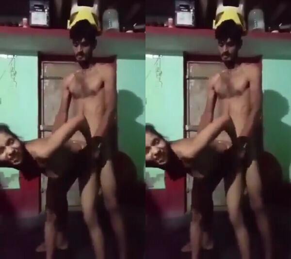 Amateur village horny lover couple xxxx18+ painful stand fucked