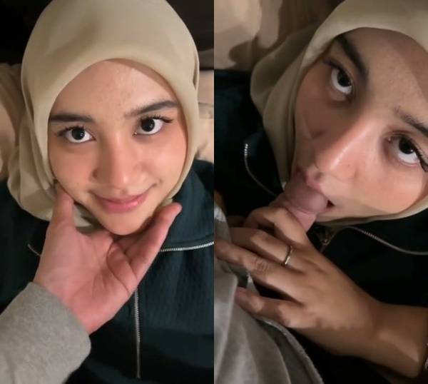 Super cute muslim hijabi babe xxvide suck bf cock HD